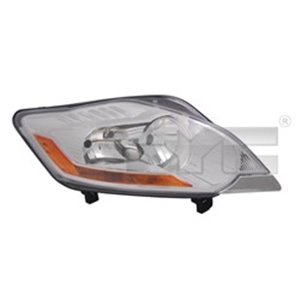 TYC 20-12296-05-2 - Headlamp L (H7/H7, electric, with motor, insert colour: chromium-plated) fits: FORD KUGA I