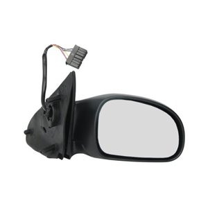 BLIC 5402-04-1131859P - Side mirror R (electric, embossed, with heating, blue, under-coated, with temperature sensor) fits: PEUG