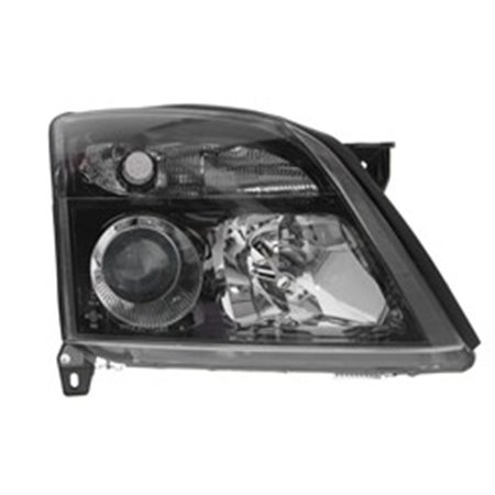 TYC 20-0285-15-2 - Headlamp R (H7/H7, electric, without motor, insert colour: black) fits: OPEL SIGNUM, VECTRA C 04.02-09.05