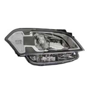 TYC 20-12701-05-2 - Headlamp R (H4, electric, without motor) fits: KIA SOUL I