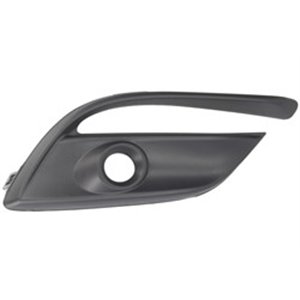 BLIC 5513-00-3478924P - Front bumper cover front R (with fog lamp holes, plastic, black) fits: MAZDA 3 BN 02.17-03.19