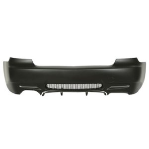 BLIC 5506-00-0062954KP - Bumper (rear, M-PAKIET, for painting, with a cut-out for exhaust pipe: double; on the left) fits: BMW 3