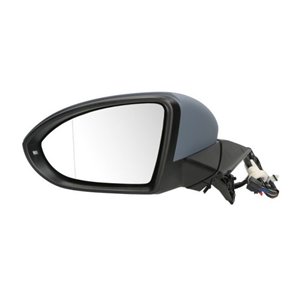 BLIC 5402-01-2002645P - Side mirror L (electric, aspherical, with heating, chrome, under-coated, electrically folding) fits: VW 
