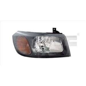 TYC 20-0065-15-2 - Headlamp R (H4, electric, without motor, insert colour: black) fits: FORD TRANSIT V 01.00-05.06
