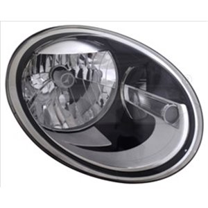 TYC 20-12859-05-9 - Headlamp R (H4/W21, electric, with motor) fits: VW BEETLE 5C 04.11-