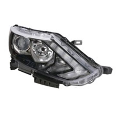 TYC 20-14679-06-2 - Headlamp R (H11/H7/LED, electric, with motor) fits: NISSAN QASHQAI II J11 11.13-03.17