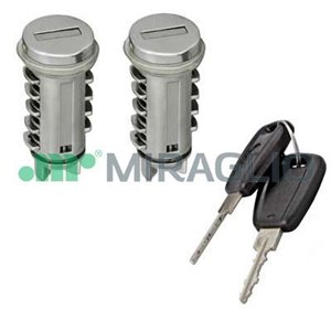 MIRAGLIO 80/1224 - Door lock set fits: FIAT 500, PANDA 169, PANDA 319 09.03-