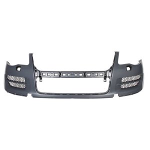 BLIC 5510-00-9585906P - Bumper (front, with headlamp washer holes, for painting) fits: VW TOUAREG 11.06-05.10