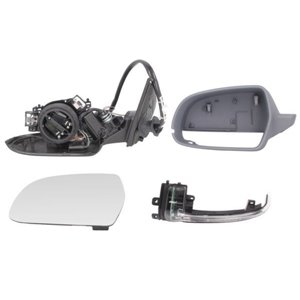 BLIC 5402-25-049339P - Side mirror L (electric, with memory, aspherical, with heating, under-coated) fits: AUDI A4 B8 11.11-05.1