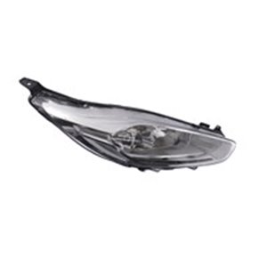 TYC 20-14601-06-2 - Headlamp R (H1/H7/LED, electric, with motor, insert colour: chromium-plated) fits: FORD FIESTA VI 01.13-04.1