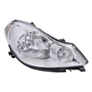 DEPO 551-1175R-LD-EM - Headlamp R (H4, electric, without motor, insert colour: chromium-plated) fits: RENAULT THALIA II 09.08-10
