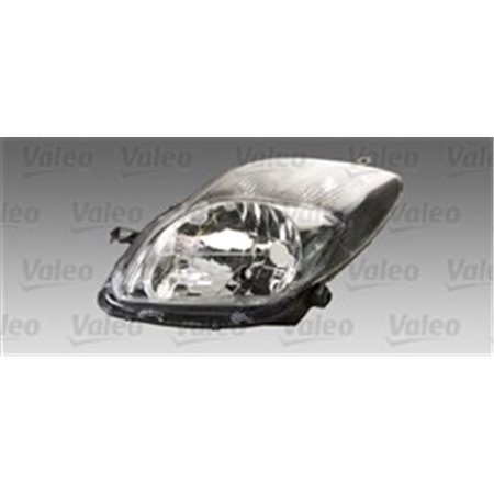 VALEO 043937 - Headlamp R (halogen, H4/W5W, electric, with motor, insert colour: grey) fits: TOYOTA YARIS XP90 01.05-11.10