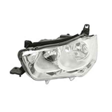 DEPO 552-1142L-LD-EM - Headlamp L (H1/H7/PY21W/W5W, electric, manual, without motor, indicator colour: transparent) fits: CITROE