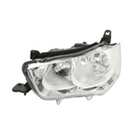 DEPO 552-1142L-LD-EM - Strålkastare L (H1/H7/PY21W/W5W, elektrisk, manuell, utan motor, blinkers färg: transparent) passar: CITR