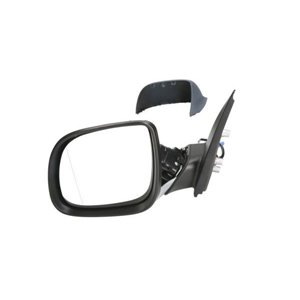 BLIC 5402-01-2002567P - Side mirror L (electric, aspherical, with heating, chrome, under-coated, black housing; bottom) fits: VW