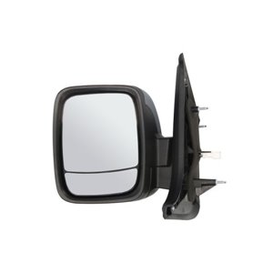 BLIC 5402-04-2002029P - Side mirror L (electric, aspherical, with heating, chrome, under-coated) fits: FIAT TALENTO; NISSAN NV30