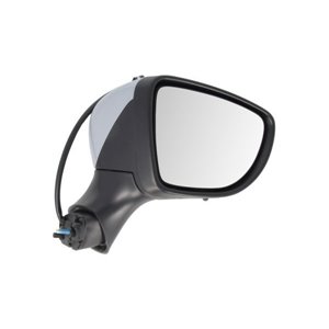 BLIC 5402-09-2002132P - Side mirror R (electric, embossed, with heating, chrome, under-coated, with temperature sensor) fits: RE