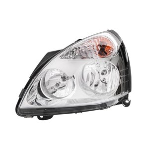 HELLA 1DB 008 461-851 - Headlamp L (halogen, H1/H7/PY21W/W5W, without motor, insert colour: chromium-plated) fits: RENAULT CLIO 