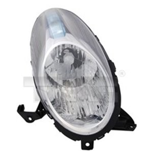 TYC 20-11926-15-2 - Headlamp L (H4, electric, with motor, insert colour: silver) fits: NISSAN MICRA C+C III, MICRA III