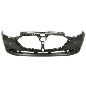 BLIC 5510-00-3479900P - Bumper (front, number of parking sensor holes: 4, for painting) fits: MAZDA 3 BP 03.19-