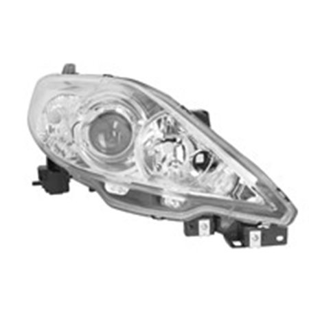 TYC 20-12111-16-2 - Headlamp R (H7/HB3, electric, with motor, insert colour: chromium-plated) fits: MAZDA 5 CR19 12.04-04.10