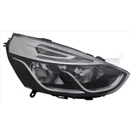 TYC 20-17018-05-2 - Headlamp L (H1/H7, electric, with motor, insert colour: chromium-plated) fits: RENAULT CLIO IV Ph II 06.16-0