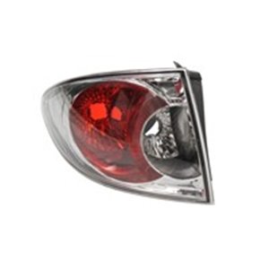 TYC 11-11194-01-2 - Rear lamp L (external, indicator colour black, glass colour red) fits: MAZDA 6 GG, GY Station wagon 06.02-03