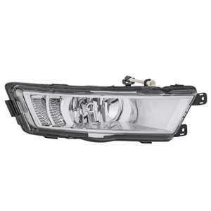 HELLA 1NG 354 844-161 - Fog lamp front R (H8/LED, chromium-plated; with daytime running lights) fits: SKODA RAPID 07.12-12.18