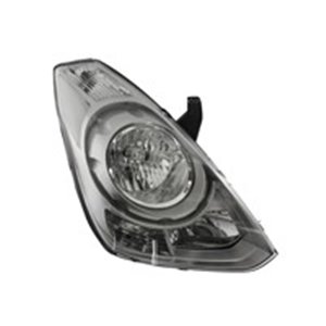 TYC 20-12069-25-2 - Headlamp R (H1/H7, electric, without motor, insert colour: silver) fits: HYUNDAI H-1 CARGO, H-1 TRAVEL