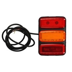 WAS 1491 KR W227 - Rear lamp L/R W227 (LED, 12/24V, with indicator, with fog light, with stop light, parking light, reflector, r