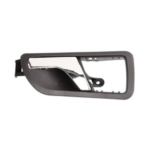 BLIC 6010-43-004408TPP - Door handle rear R (inner, black/chrome) fits: SKODA FABIA I 08.99-03.08