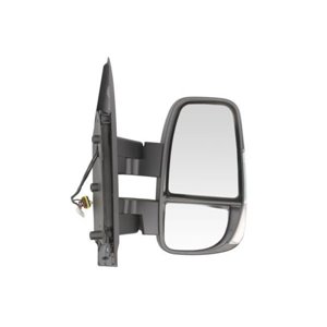 BLIC 5402-04-3000494P - Side mirror R (electric, embossed, with heating, short) fits: IVECO DAILY VI 03.14-04.19