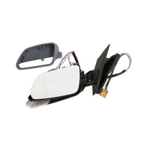 BLIC 5402-01-2002715P - Side mirror L (electric, aspherical, with heating, chrome, under-coated, electrically folding) fits: VW 