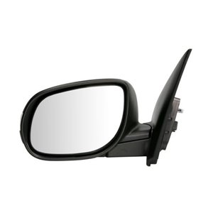 BLIC 5402-53-2001509P - Side mirror L (electric, embossed, with heating, chrome, under-coated, electrically folding) fits: KIA C