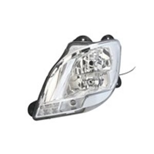 GIANT 131-DF16310EL - Headlamp L (H1/H7/LED/PY21W, electric, without motor, with daytime running light, insert colour: chromium-