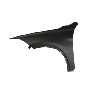 BLIC 6504-04-0082311P - Front fender L (with rail holes, steel) fits: BMW X1 F48 09.15-07.19