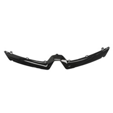 BLIC 6502-07-6034995P - Front grille strip top (black glossy) fits: RENAULT CLIO IV Ph I 11.12-06.16