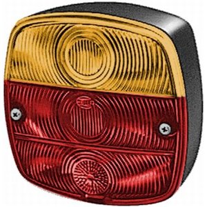 HELLA 2SD 002 514-161 - Rear lamp L/R (P21W/R10W, with indicator, with stop light, parking light)