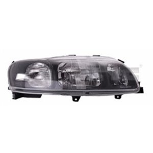 TYC 20-0433-05-2 - Headlamp R (H7/HB3, electric, without motor, insert colour: black) fits: VOLVO S60 I, V70 II -12.04