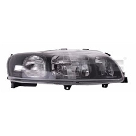 TYC 20-0433-05-2 - Headlamp R (H7/HB3, electric, without motor, insert colour: black) fits: VOLVO S60 I, V70 II -12.04