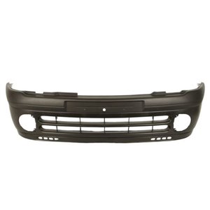 BLIC 5510-00-6032901P - Bumper (front, with fog lamp holes, black) fits: RENAULT CLIO II Ph I 09.98-06.01