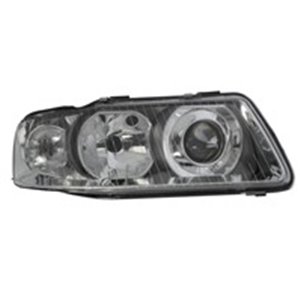 TYC 20-0117-05-2 - Headlamp R (H1/H7, electric, without motor, insert colour: chromium-plated) fits: AUDI A3 8L 10.00-05.03