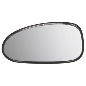 BLIC 6102-56-2002775P - Side mirror glass L (embossed, chrome) fits: CHEVROLET SPARK/MATIZ; DAEWOO SPARK/MATIZ 03.05-03.10