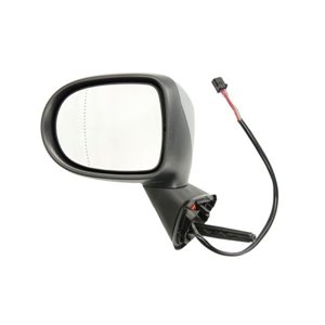 BLIC 5402-09-2002203P - Side mirror L (electric, aspherical, with heating, chrome, under-coated, electrically folding) fits: REN