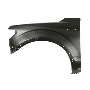 BLIC 6504-04-2593313AP - Front fender L (with rail holes, aluminium) fits: FORD F-SERIES XIII 01.14-05.20