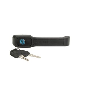 BLIC 6010-07-015401P - Door handle front L (with the key, external, with lock, black) fits: FIAT UNO 09.89-06.02