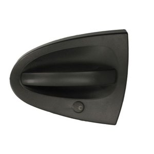 BLIC 6010-02-004401P - Door handle L (external, with lock hole, black) fits: SMART FORTWO 451, FORTWO 453 01.07-