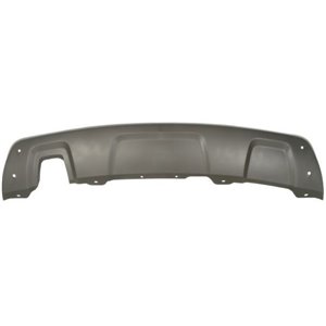 BLIC 5511-00-1305971P - Bumper valance rear Bottom (black, with a cut-out for exhaust pipe: one) fits: DACIA DUSTER 04.10-09.13