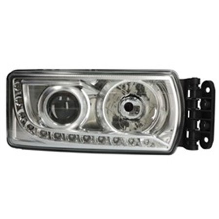 DEPO 663-1110R-LDBE - Headlamp R (H7/H7/LED, mechanical, without motor, with ECU controller) fits: IVECO STRALIS I, STRALIS II 0