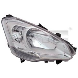 TYC 20-11752-05-2 - Headlamp L (H4, electric, with motor) fits: CITROEN BERLINGO II 04.08-01.12